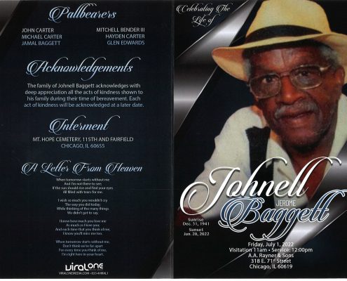 Johnell J Baggett Obituary