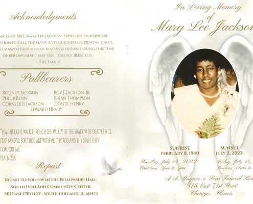 Mary L Jackson Obituary