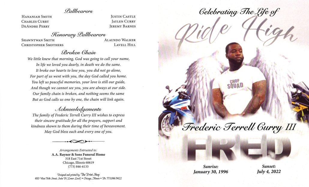 Frederic T Curry III Obituary