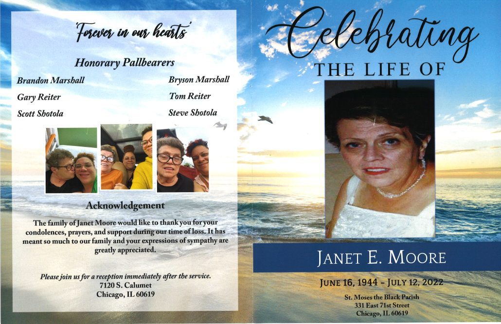 Janet E Moore Obituary