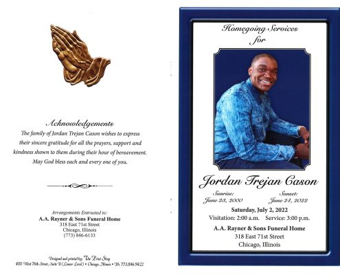 Jordan T Cason Obituary