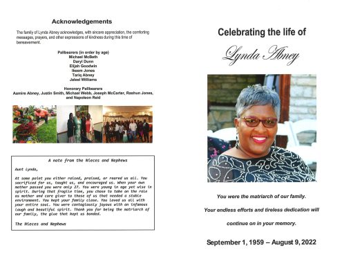 Lynda Abney Obituary