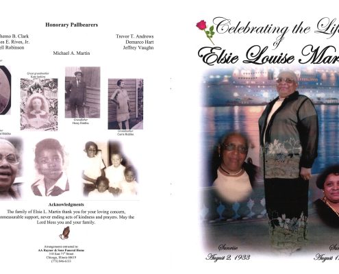 Elsie Louise Martin Obituary