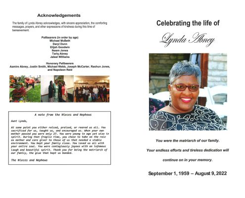 Lynda Abney Obituary