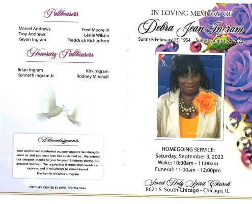 Debra J Ingram Obituary