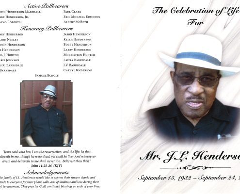 J.L. Henderson Obituary