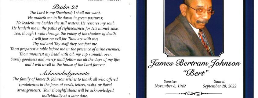 James B Johnson Obituary