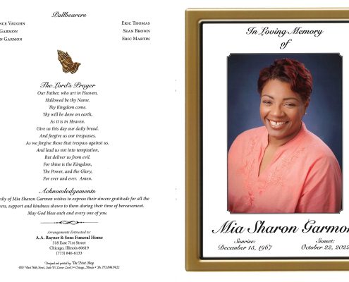 Mia Sharon Garmon Obituary