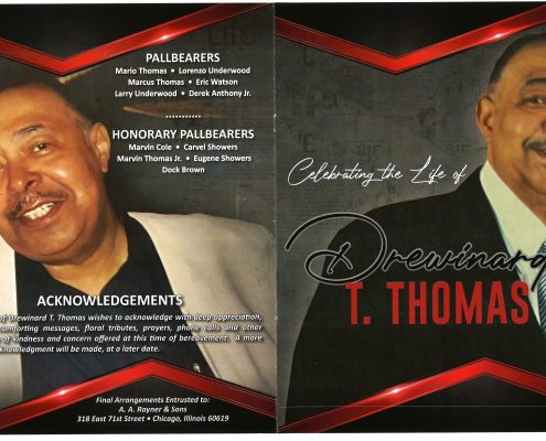 Drewinard T Thomas Obituary