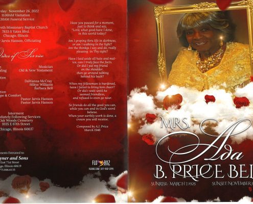 Ada B Price Bell Obituary