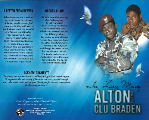 Alton C Braden Obituary