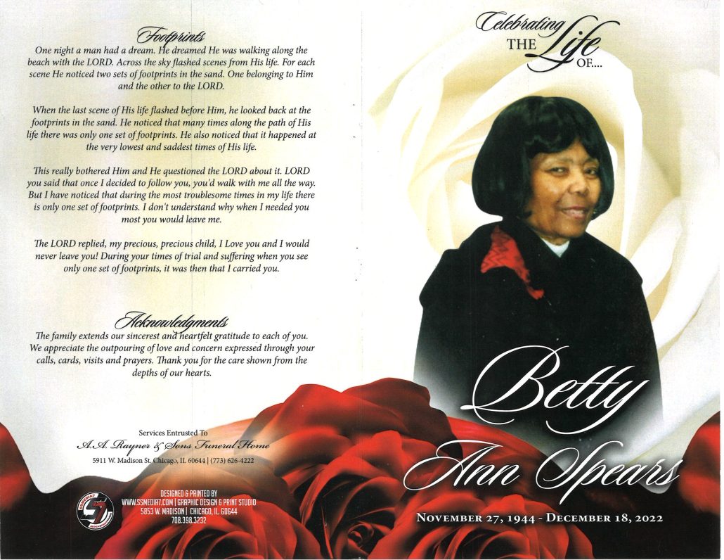 Betty Ann Spears Obituary