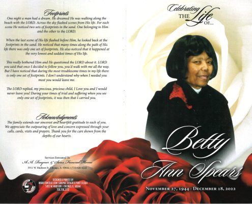 Betty Ann Spears Obituary