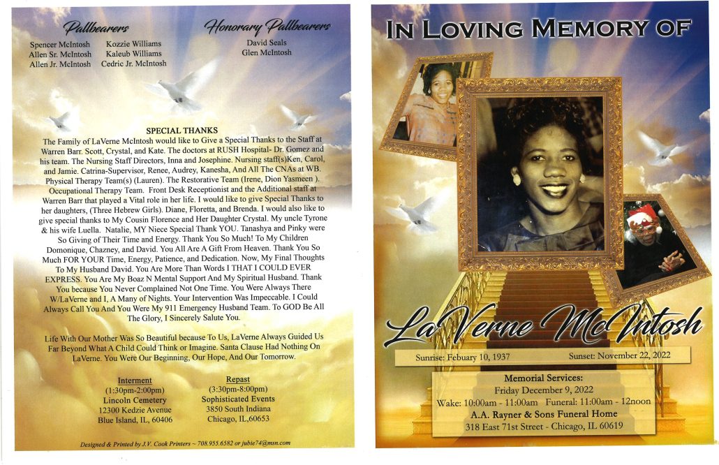 LaVerne Mcintosh Obituary