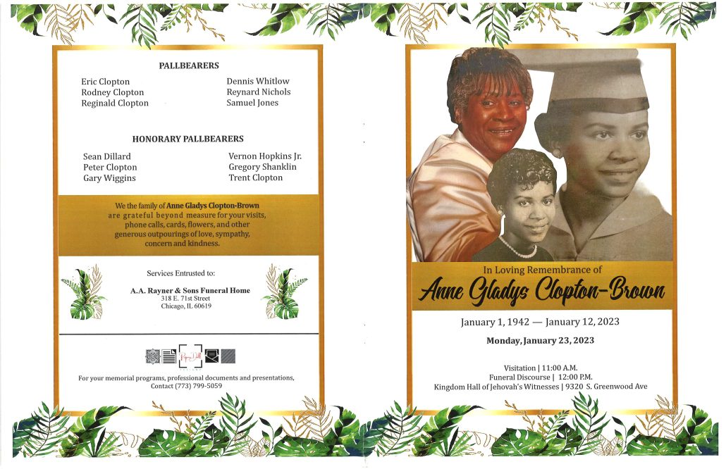 Anne Clopton Brown Obituary