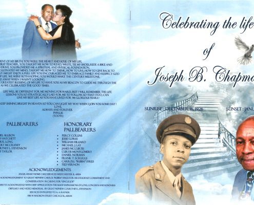 Joseph B Chapman Obituary