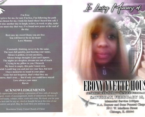Ebony Y Houston Obituary