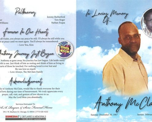 Anthony Mclain Obituary