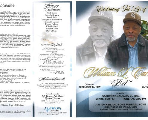 William L Carter Obituary