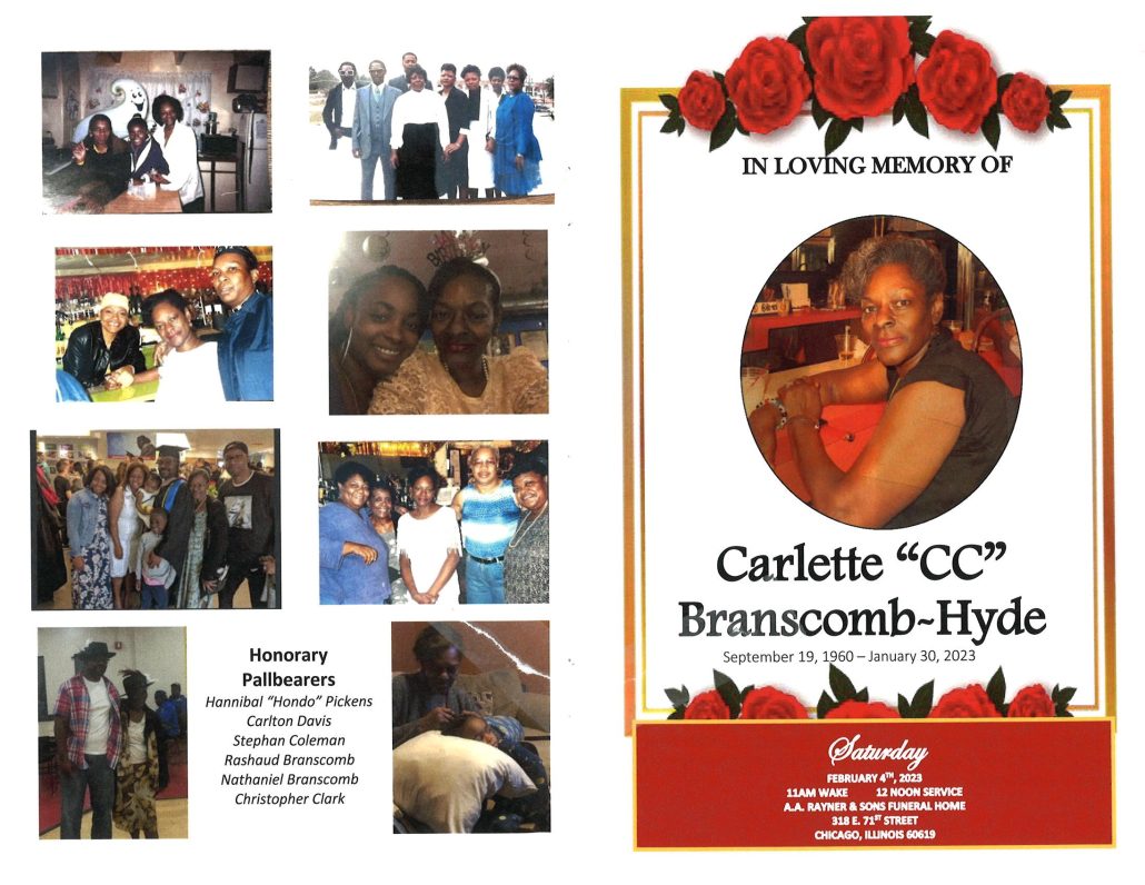 Carlette Branscomb Hyde Obituary