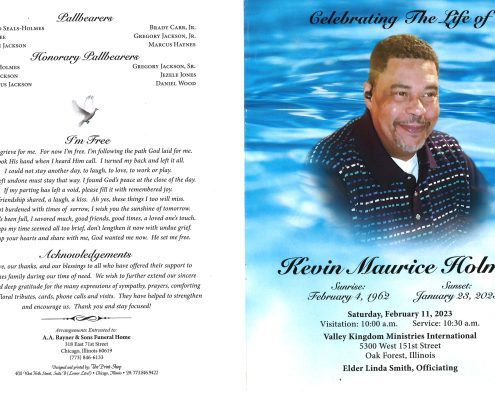 Kevin M Holmes Obituary