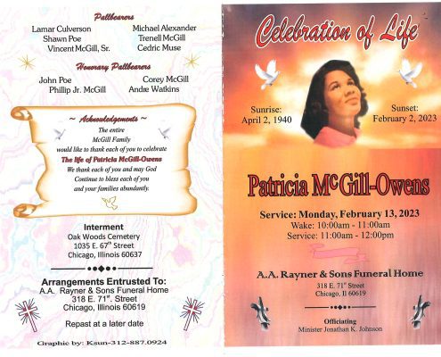 Patricia McGill Owens Obituary