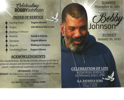 Bobby Johnson Obituary