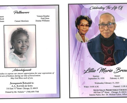 Lillie M Brown Obituary
