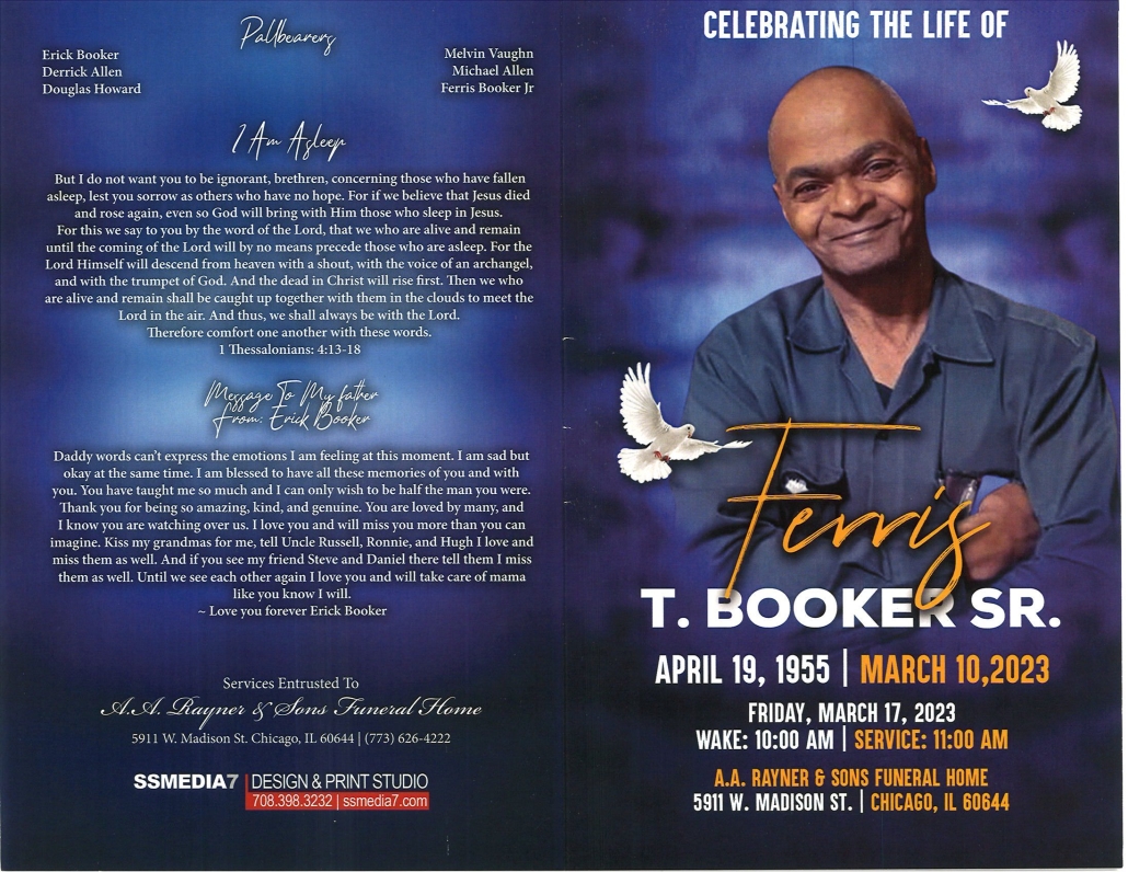 Ferris T Booker Sr Obituary