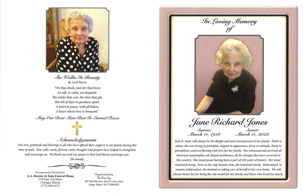 June R Jones Obituary