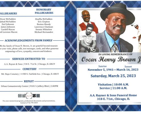 Oscar Henry Brown Jr Obituary