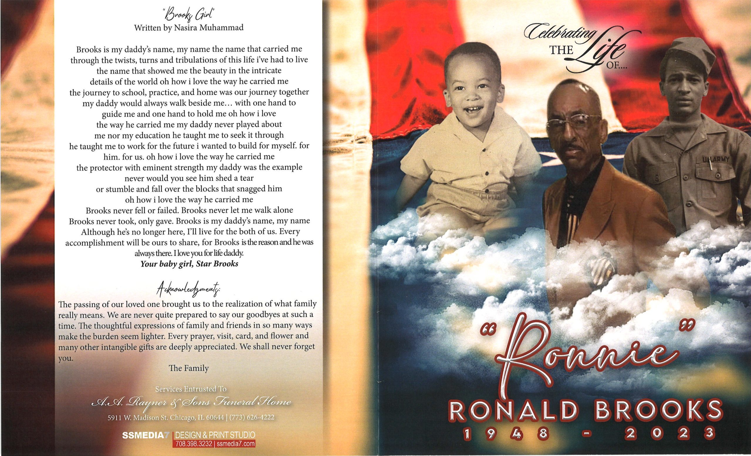 Ronald Brooks Obituary  AA Rayner and Sons Funeral Homes