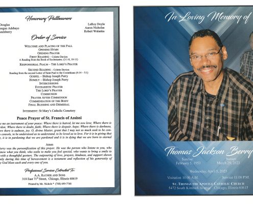 Thomas J Berry Obituary