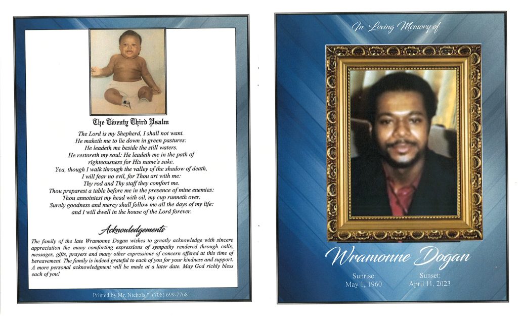 Wramonne Dogan Obituary