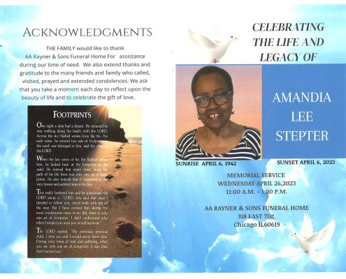Amandia L Stepter Obituary