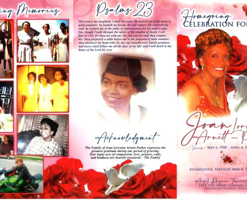 Joan Arnett Parker Obituary