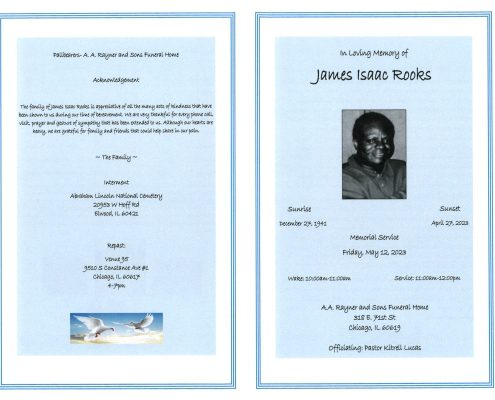 James I Rooks Obituary
