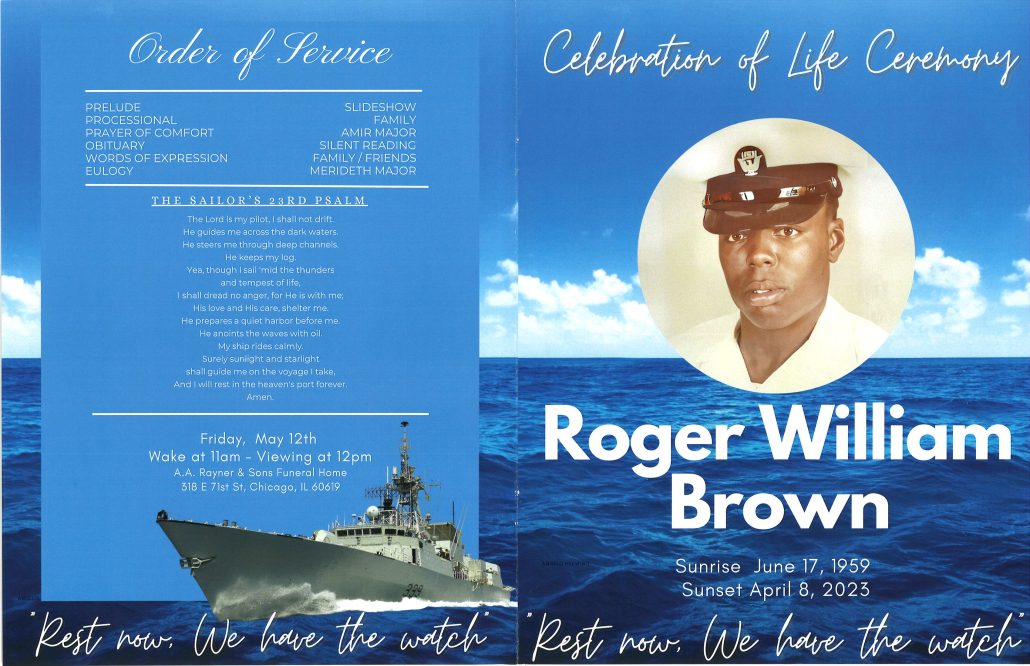 Roger W Brown Obituary AA Rayner and Sons Funeral Homes