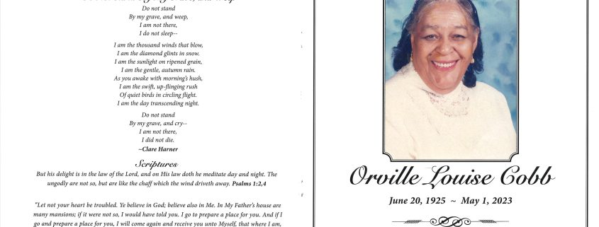 Orville L Cobb Obituary