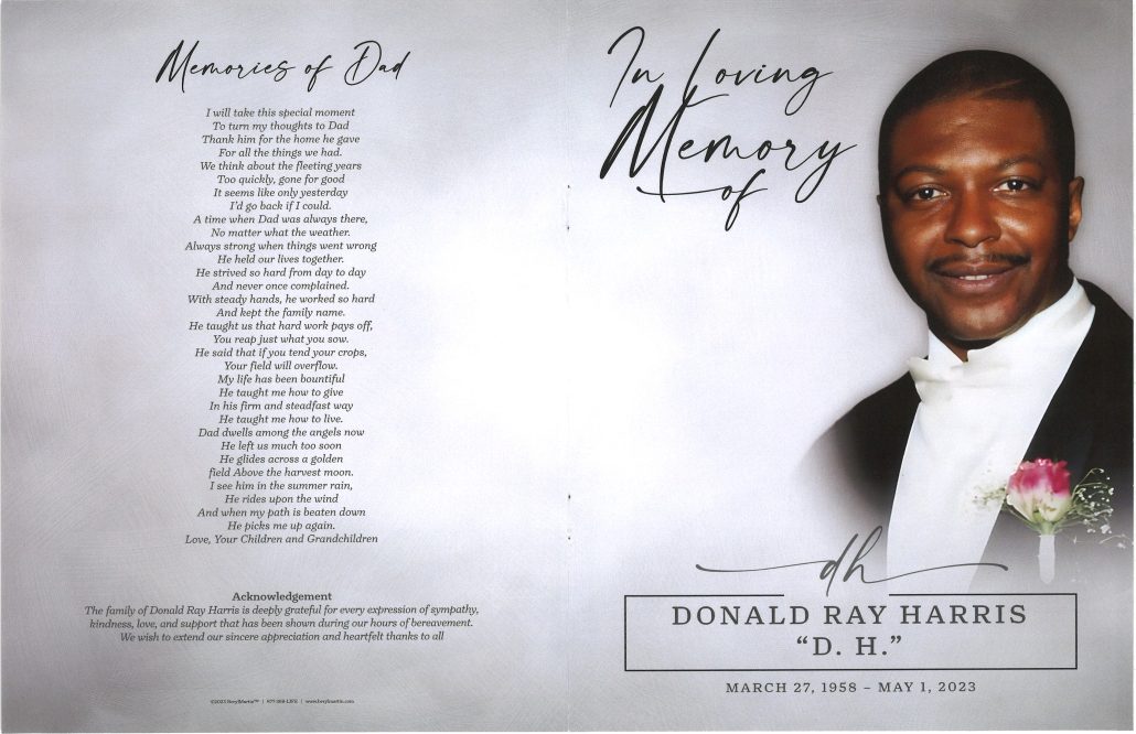 Donald Ray Harris Obituary