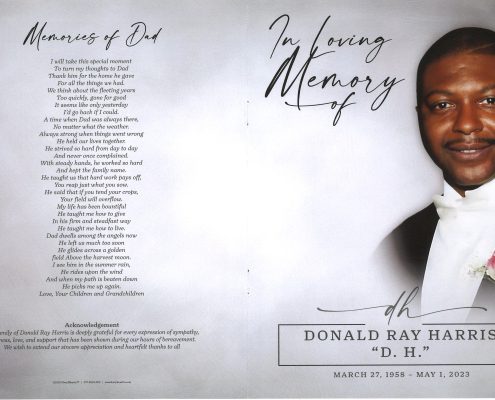 Donald Ray Harris Obituary