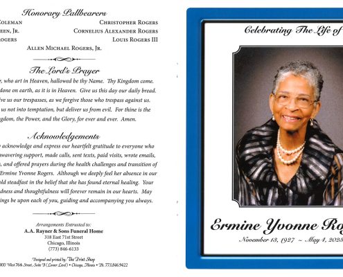 Ermine Y Rogers Obituary