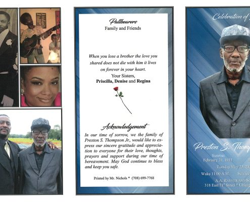 Preston S Thompson Jr Obituary