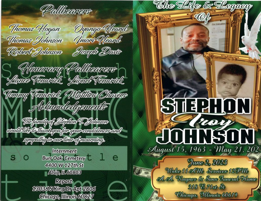 Stephon T Johnson Obituary