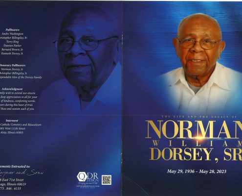 Norman W Dorsey Sr obituary