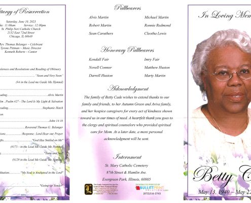 Betty Cade Obituary