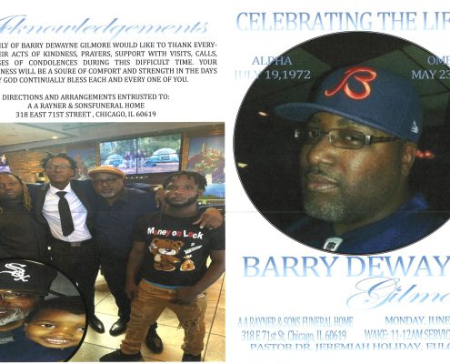 Barry D Gilmore Obituary