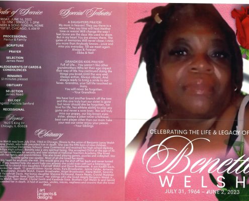 Benetta Welsh Obituary