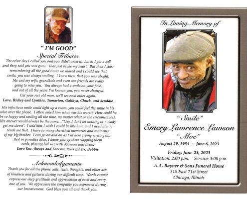 Emery L Lawson Obituary