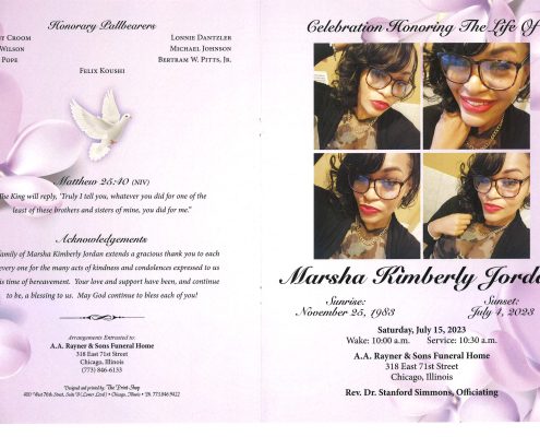 Marsha K Jordan Obituary